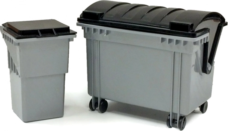 Lena Mülltonne und Container für Maxi Müllauto