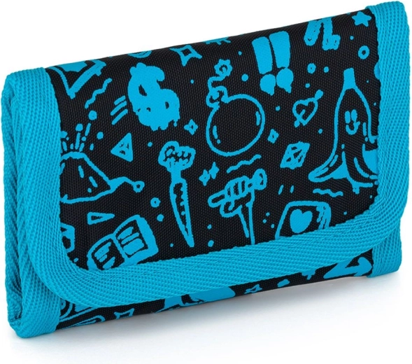 Topgal-Geldbörse mit Doodle-Art-Motiv