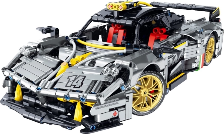 Realistisches Modell eines Rennwagens 1:14
