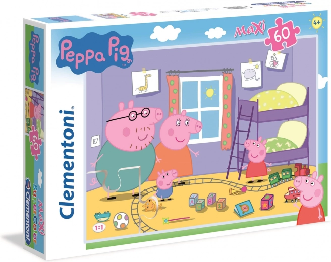 Puzzle Peppa Pig Maxi 60 Teile von Clementoni