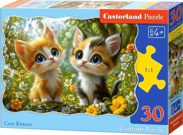 Puzzle Süße Kätzchen, 30 Teile