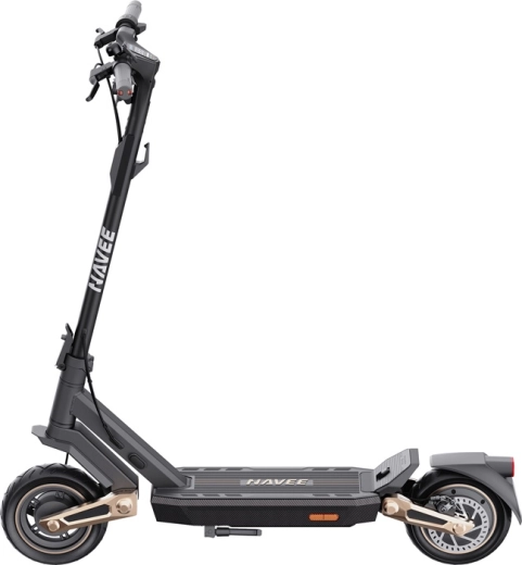 Patentiertes Damping Arm™-Fahrwerk für eine sanfte Fahrt