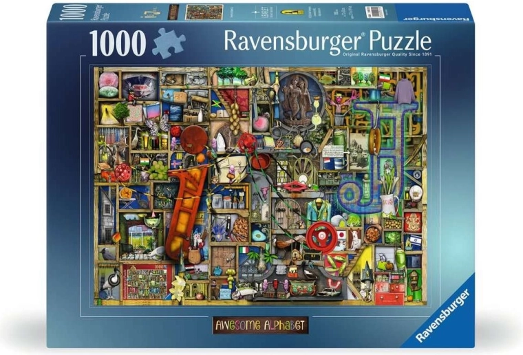 Ravensburger Puzzle Tolle Alphabet – Buchstabe I und J, 1000 Teile