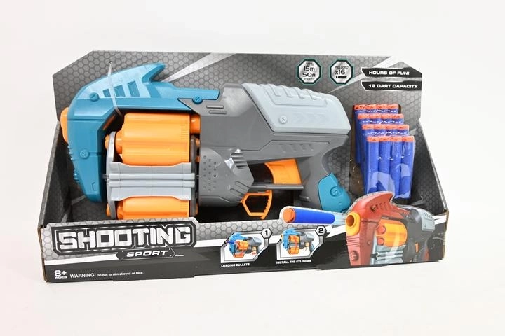 Schaumstoffpfeil-Pistole in Geschenkbox