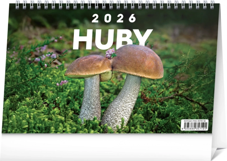 Tischkalender Pilze 2026