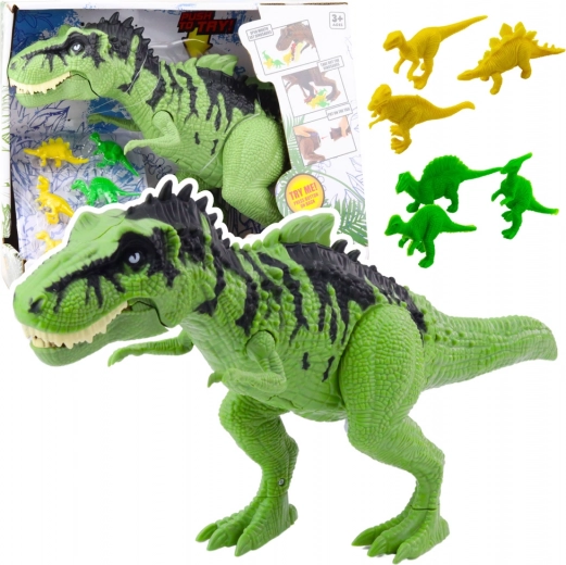 Set Dinosaurier-Spielzeug mit Sound und Mini-Figuren