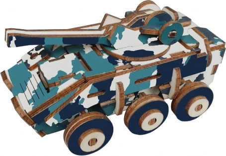 Holz 3D Puzzle Gepanzertes Fahrzeug