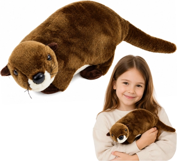 Plüschotter braun 37 cm