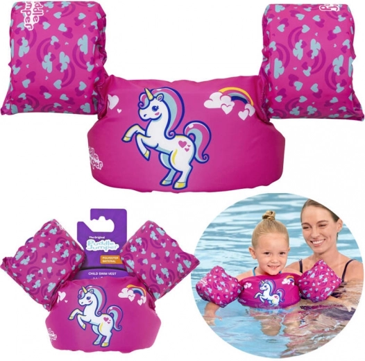 Kinder-Schwimmgürtel mit Armflügeln Puddle Jumper Einhorn 15–30 kg