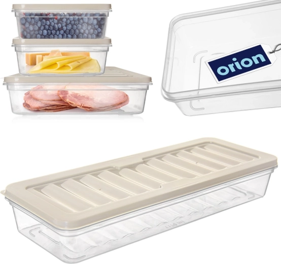 Dichter Deckel und gewellter Boden für Frische