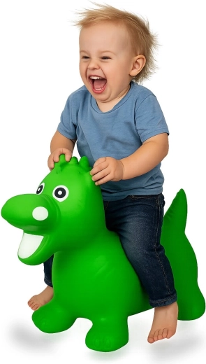 Hüpfdrache HoppyDoo mit Pumpe, grün
