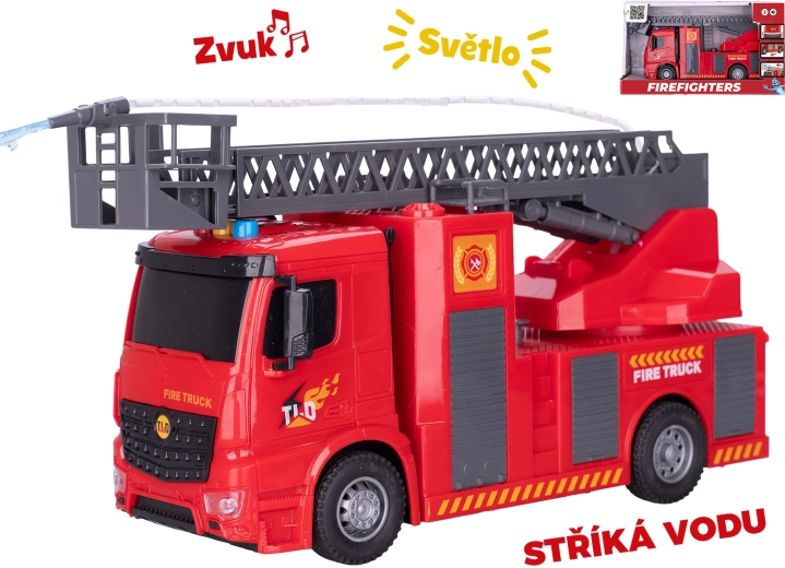 Feuerwehrfahrzeug 30 cm mit Wasser-Spritzfunktion sowie Licht- und Soundeffekten