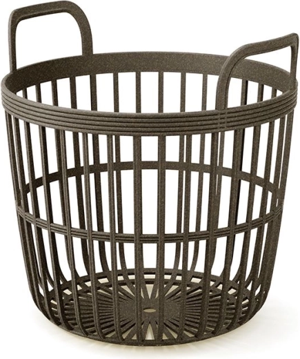 Korb mit Griffen Zoe Basket Eco Wood 41,9 cm – Kaffee