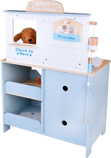 Realistische Klinik aus hochwertigem Holz