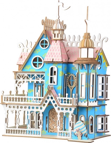 Woodcraft hölzernes 3D-Puzzle Märchenvilla