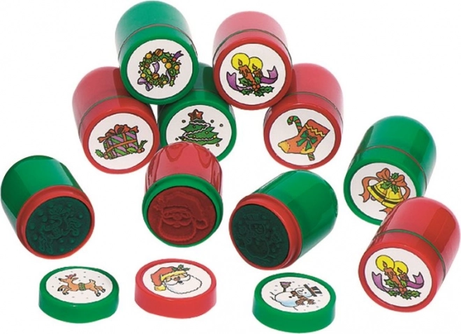 Selbstfärbestempel mit Weihnachtsmotiv GOKI (Motivmix)