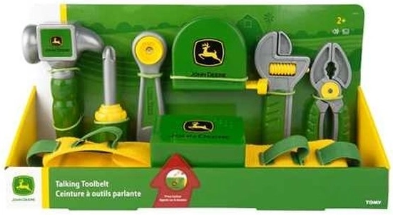 Tomy John Deere Kinder-Werkzeuggürtel mit Soundeffekten