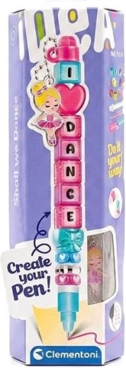 Clementoni IDEA Kreativset zur Herstellung eines Stifts mit der Botschaft I Love Dance