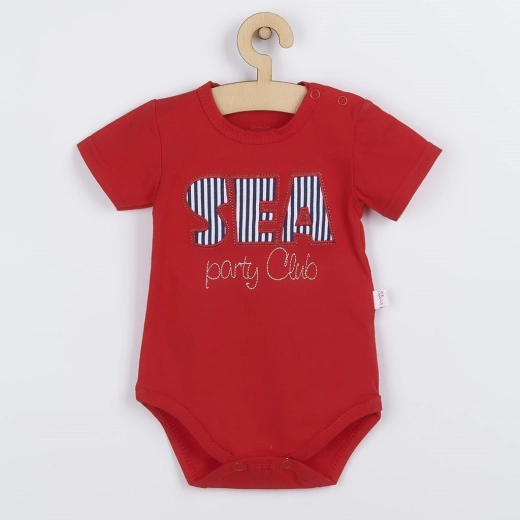 Sommer-Babybody Koala Sea Party rot
