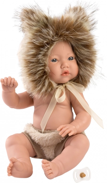 Llorens Neugeborenes Junge – realistische Babypuppe 31 cm mit Ganzvinylkörper
