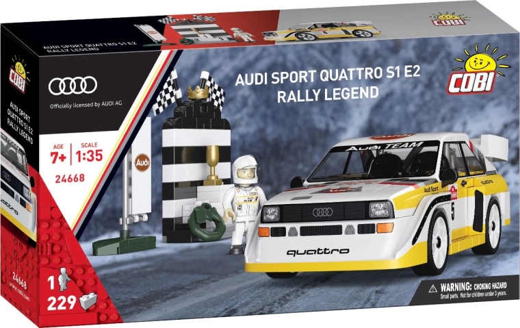 Cobi Audi Sport Quattro S1 E2 – Rallyelegende 1:35 (229 Teile)