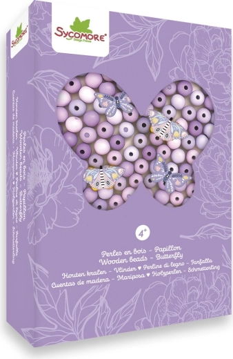 Holzperlen XS Schmetterling – 1 Stück