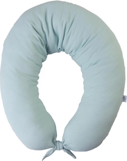 Babymatex Stillkissen Musselin Moon, helltürkis, 260 cm