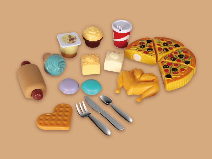 PLEJO Mittagessenset Pizza und Hähnchen