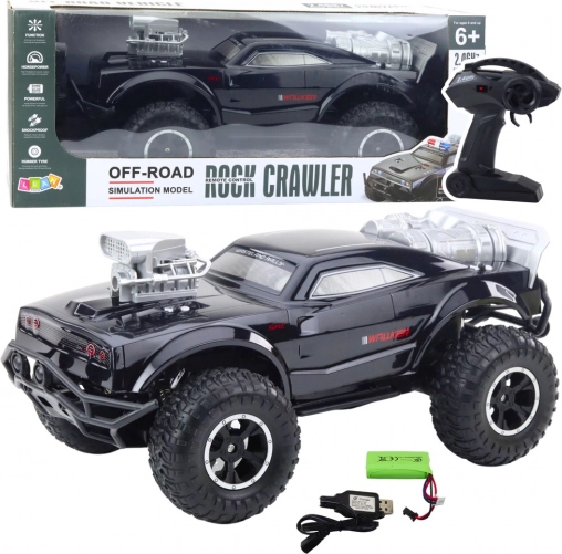 Großes RC-Geländesportauto 1:8 – Schwarz