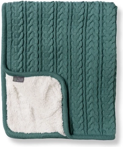 VINTER & BLOOM Wendedecke Cuddly misty green