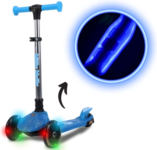 Milly Mally dreirädriger Kinderroller Jelly blue