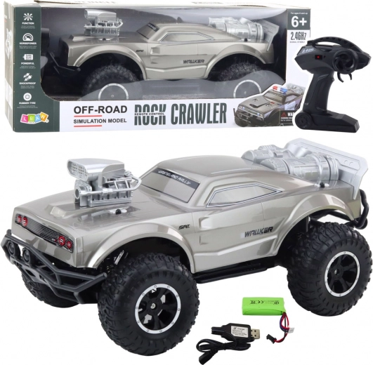 Großes RC-Geländesportauto 1:8, silber