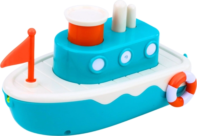 Fährt von selbst dank Aufziehmechanismus