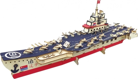 3D-Holzpuzzle Flugzeugträger