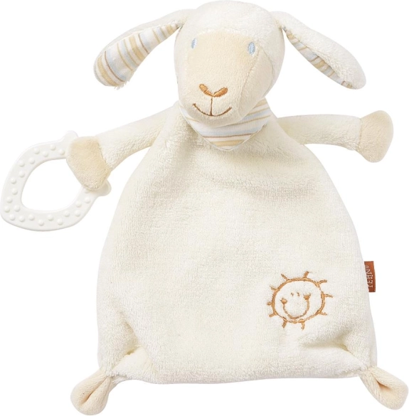 Schmusetuch mit Beißring Schaf Babylove