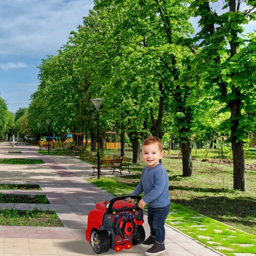 Schiebefahrzeug zur Unterstützung beim Laufen