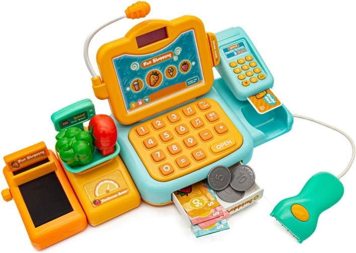 Scanner, Display und Taschenrechner wie im Geschäft