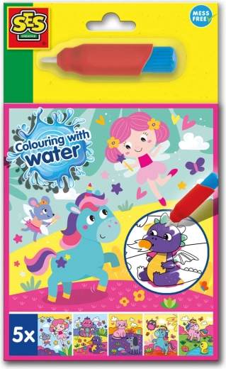 Malen mit Wasser – Fantasy-Ausmalbilder mit Pinsel