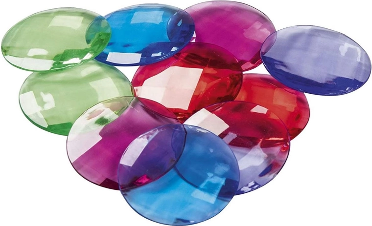 10 bunte Kristalle zum Tauchen und Spielen