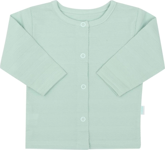 Jäckchen mit Druckknöpfen und wärmendes Mützchen