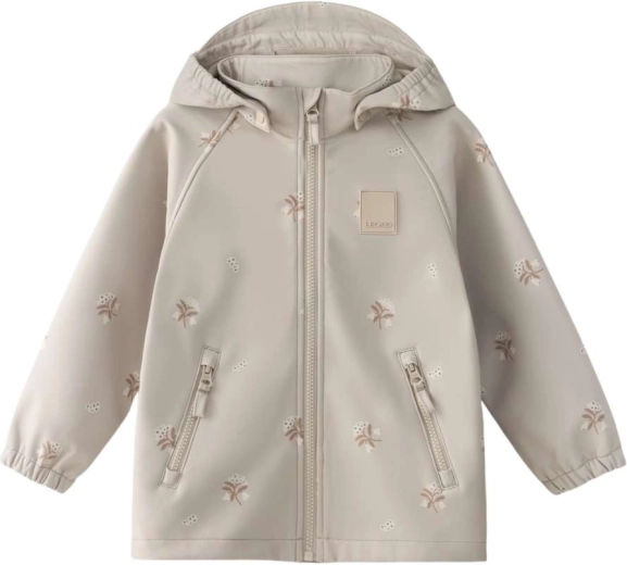 Leokid Softshelljacke Lake Silver Cloud Flower Größe 116