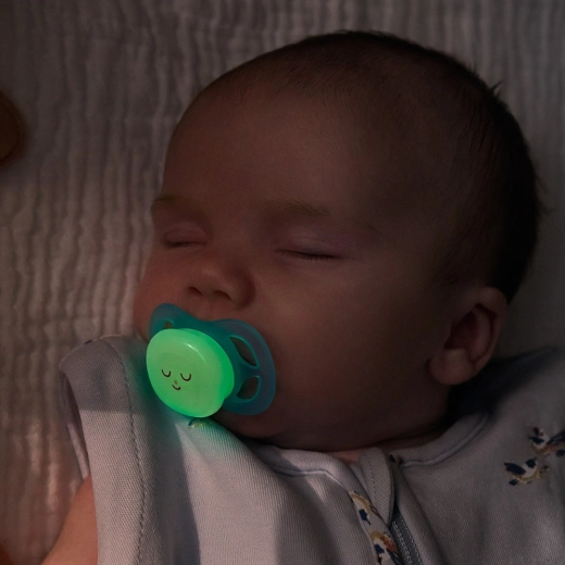 Leuchtender Schild für ruhige Nächte