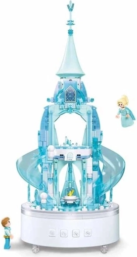 Sluban Spieluhr Winterkönigreich – 420 Teile, 2 Minifiguren, Licht und Musik