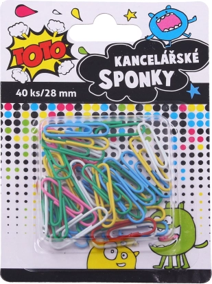 Bunte Büroklammern 28 mm