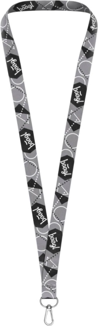 Baagl langer Schlüsselanhänger – Lanyard, grau
