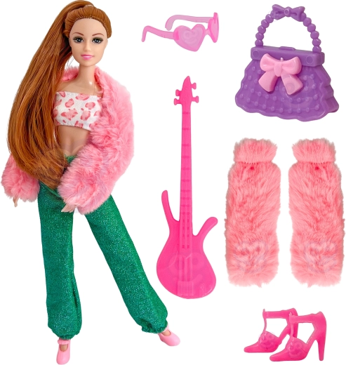 Bewegliche Gelenke und langes Haar für realistisches Spiel