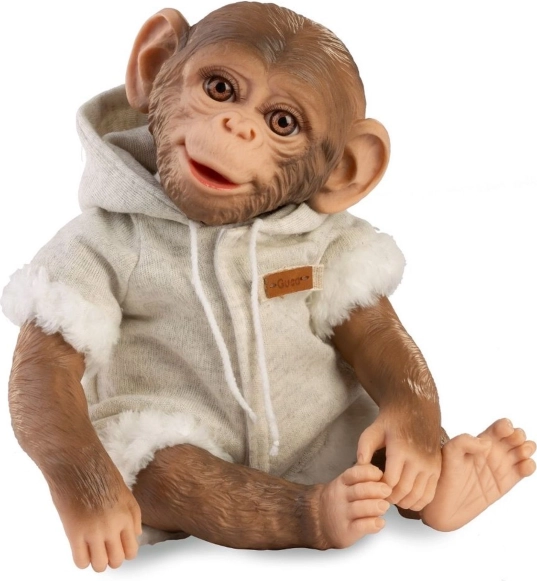 Guca realistische Affenbaby-Reborn 32 cm mit weichem Körper