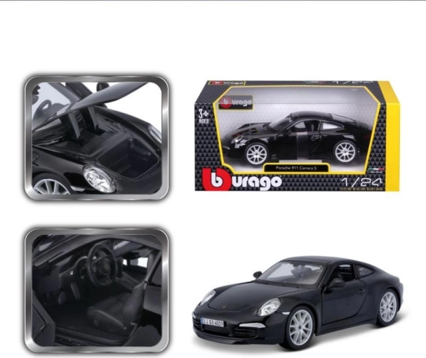 Modellauto BBURAGO PORSCHE 911 Carrera S 1:24 schwarz