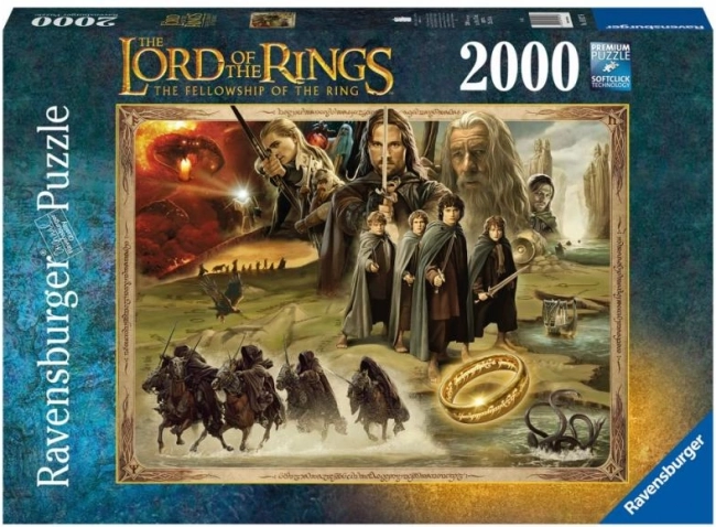 Puzzle 2000 Teile Der Herr der Ringe RAVENSBURGER