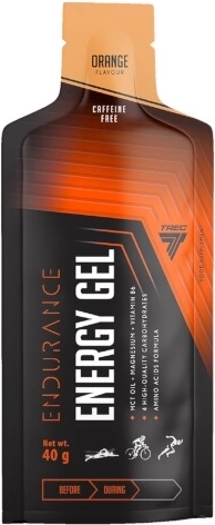 Trec Endurance Energiegel ohne Koffein Orange 40 g